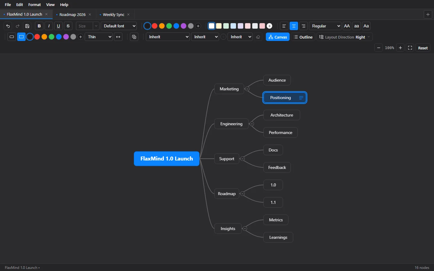 Multiple tabs and cross-file links let large projects feel like a browser.